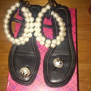 Tory Burch pearl sandals